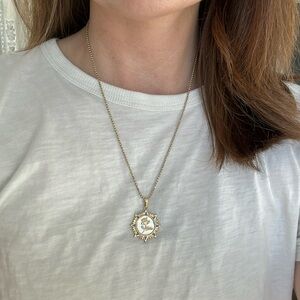Miranda Frye Rose charm and chain